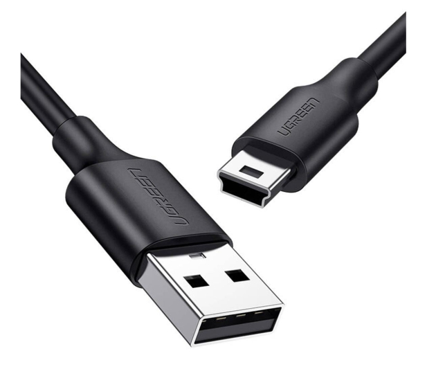 UGREEN US132 Kabel USB do Mini USB 1.5m czarny 6957303813858 - 1272277 - zdjęcie